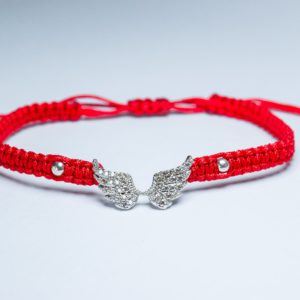 PULSERA ÁNGELES DE LA GUARDA HILO ROJO